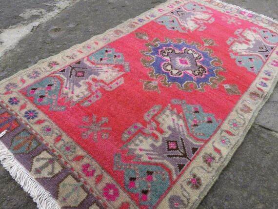 Teppich Tur Matte Teppich Kleiner Teppich 1 7x3 4 Ft Teppich Etsy