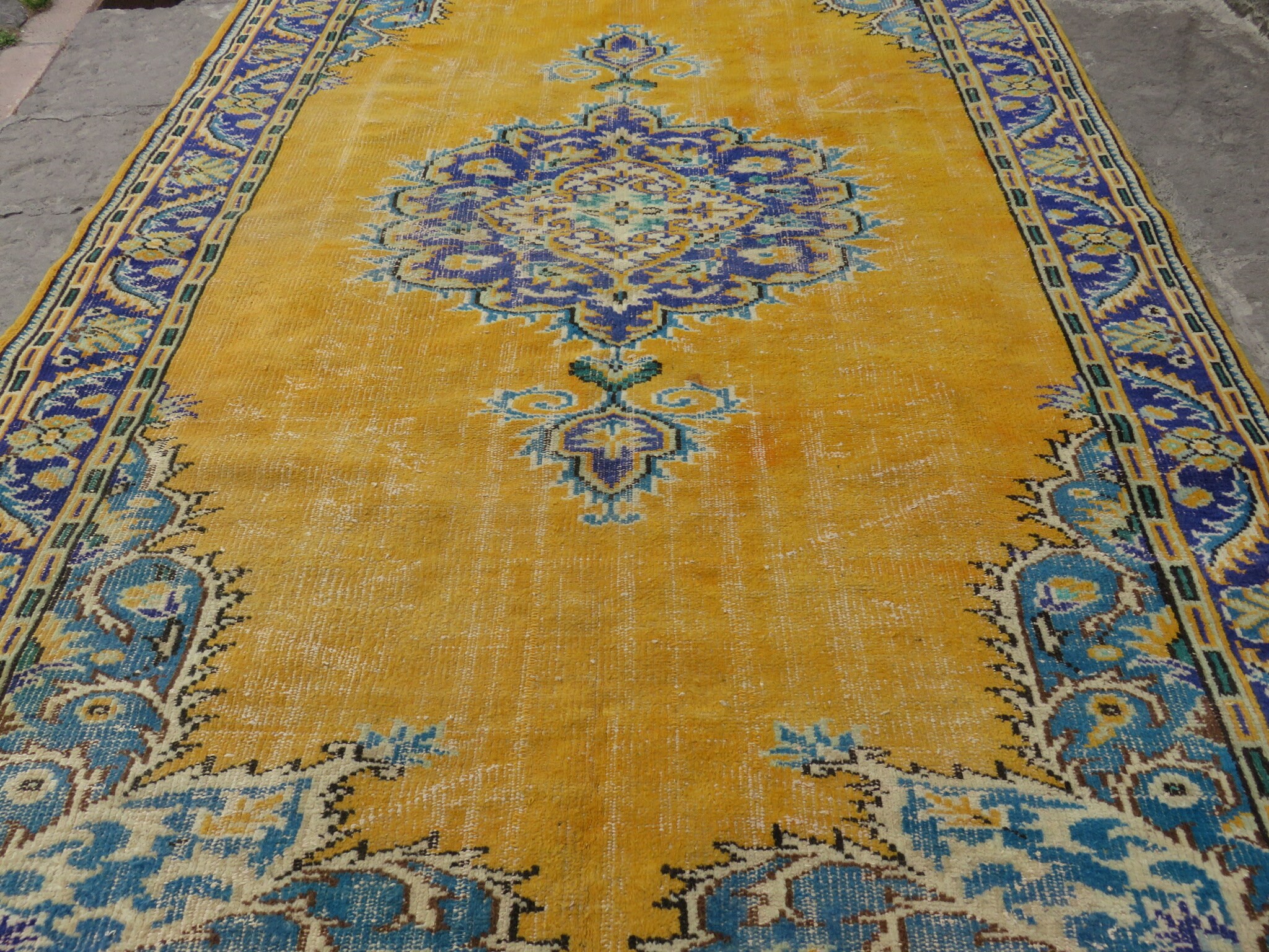 Oversized Rug Big Rug 6.2x9.2 Ft Anatolian Rug Saloon Rug Etsy