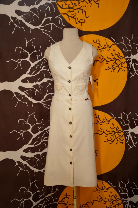 Deadstock // Women's vest dress // 70's // German