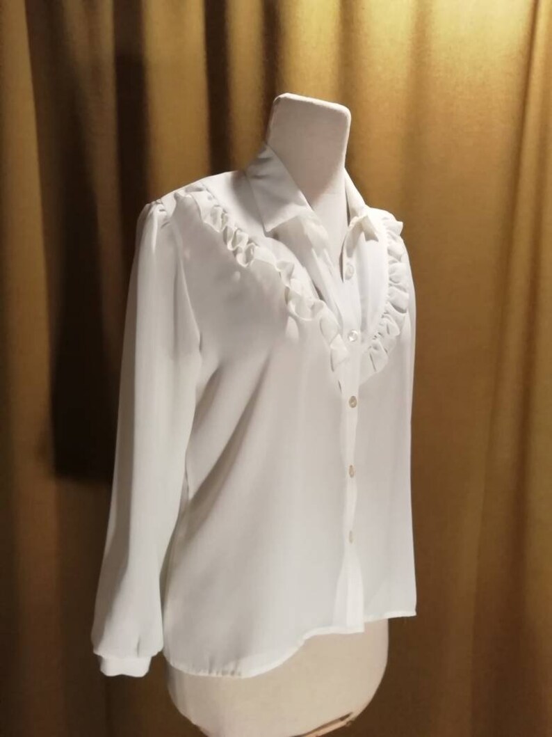 white shirt frill
