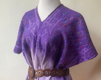 Vintage authentic Nahuala Ceremonial huipil 1970s Guatemala