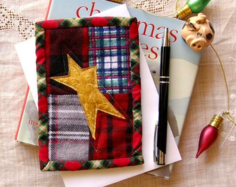 Christmas Quilt Card, Tiny Christmas Quilt,  Order Now!