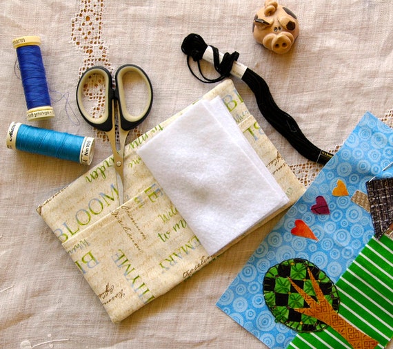 Handmade sewing needle cases on Folksy