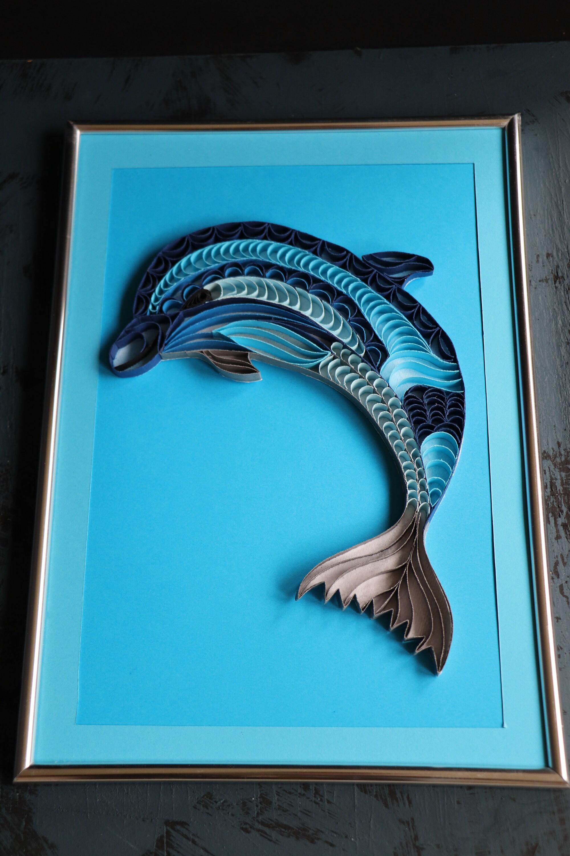 Dolphin Download Quilling Pattern / Quilling Paper Template Etsy