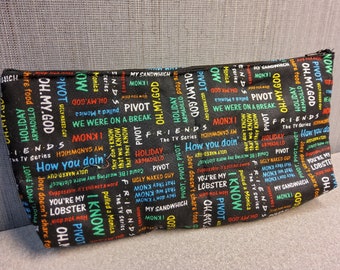 FRIENDS/Joey/Rachel/Ross/Phoebe/Chandler/Monica toiletry/cosmetic bag