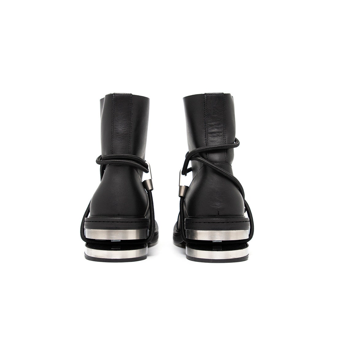 dirk bikkembergs metal heel bungee cord boots