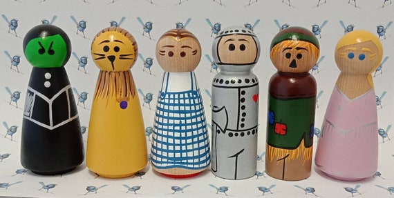 wizard of oz peg dolls