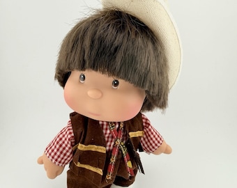 Vtg Clementina Pitukas Xoximilco Charrito Muñeca Vaquera Regional Cancún México N