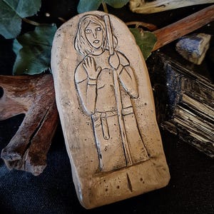 Syn Statue: Handmade Norse/Viking Goddess