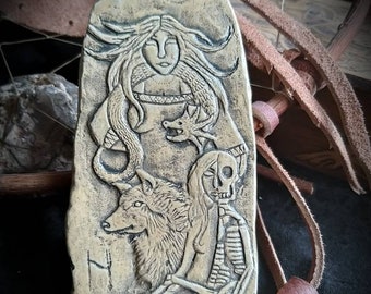 Angrboda Statue: Handmade Norse/Viking , Loki's Consort