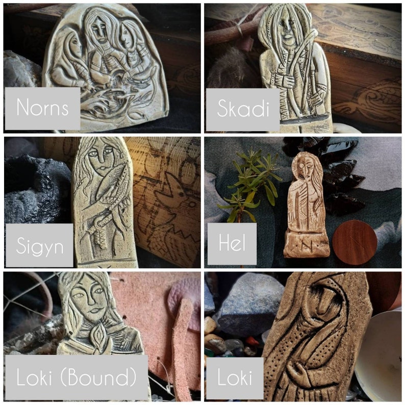 6x Norse GodsGoddesses