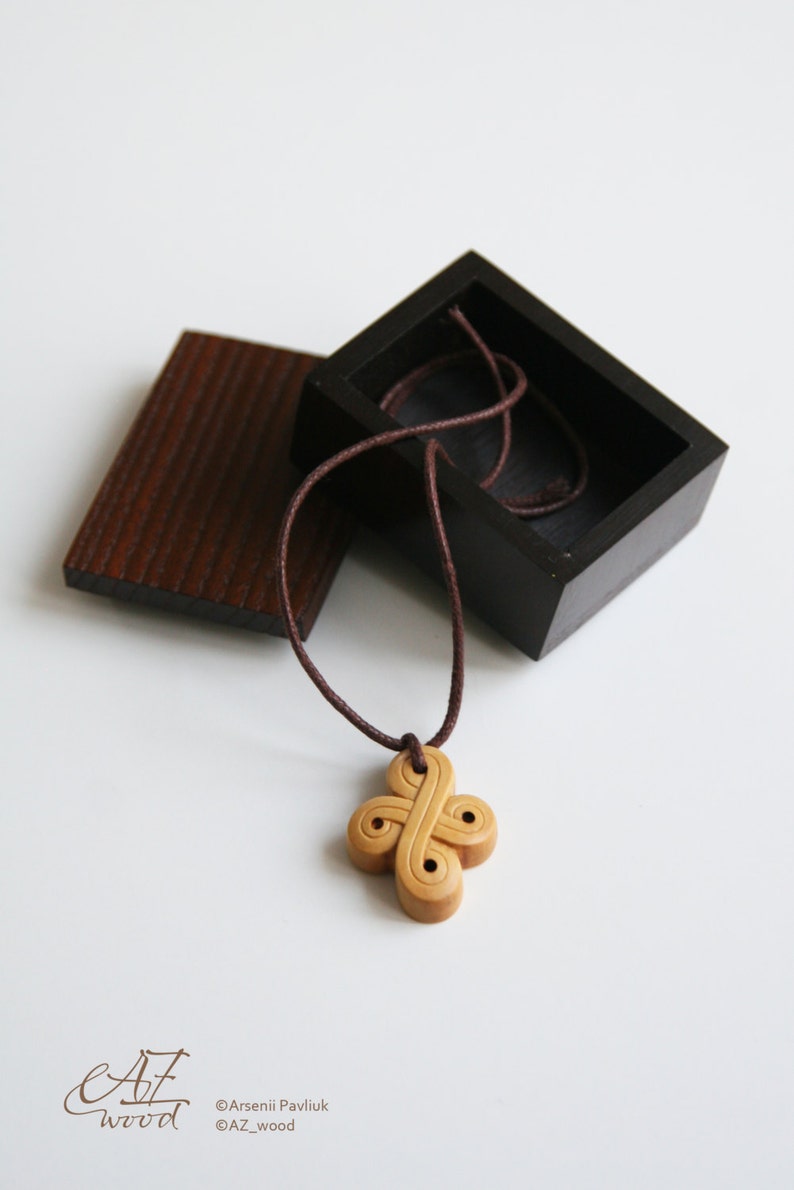 Wood Cross Necklace Wooden Cross Pendant Hand Carved Wood Cross Pendant Christian Jewelry image 5