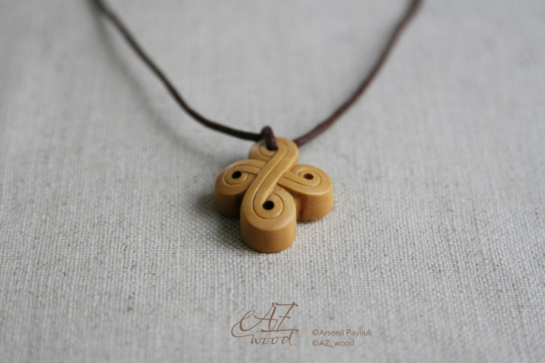 Wood Cross Necklace Wooden Cross Pendant Hand Carved Wood Cross Pendant Christian Jewelry image 2