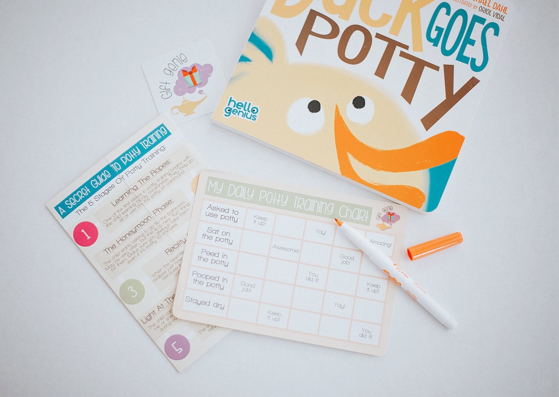 Potty Training Kit Toddler Potty Training Reward Kit Etsy