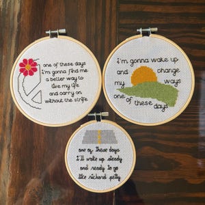 Billy Strings Richard Petty Cross Stitch