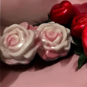 Rose Quartz Soap, hand crafted soap bar,