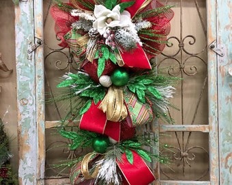 Christmas door decor  Etsy