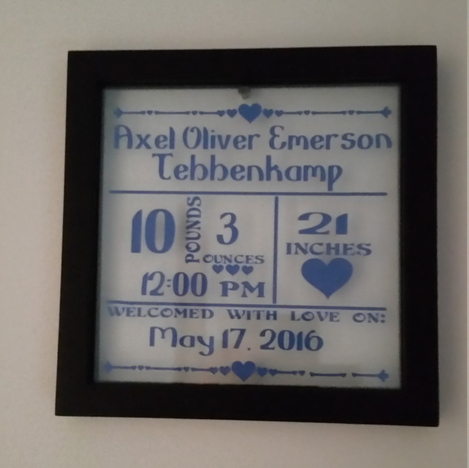 Birth Announcement Etsy