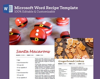 Printable Recipe Cookbook Templates Planners Von Honestoutloud
