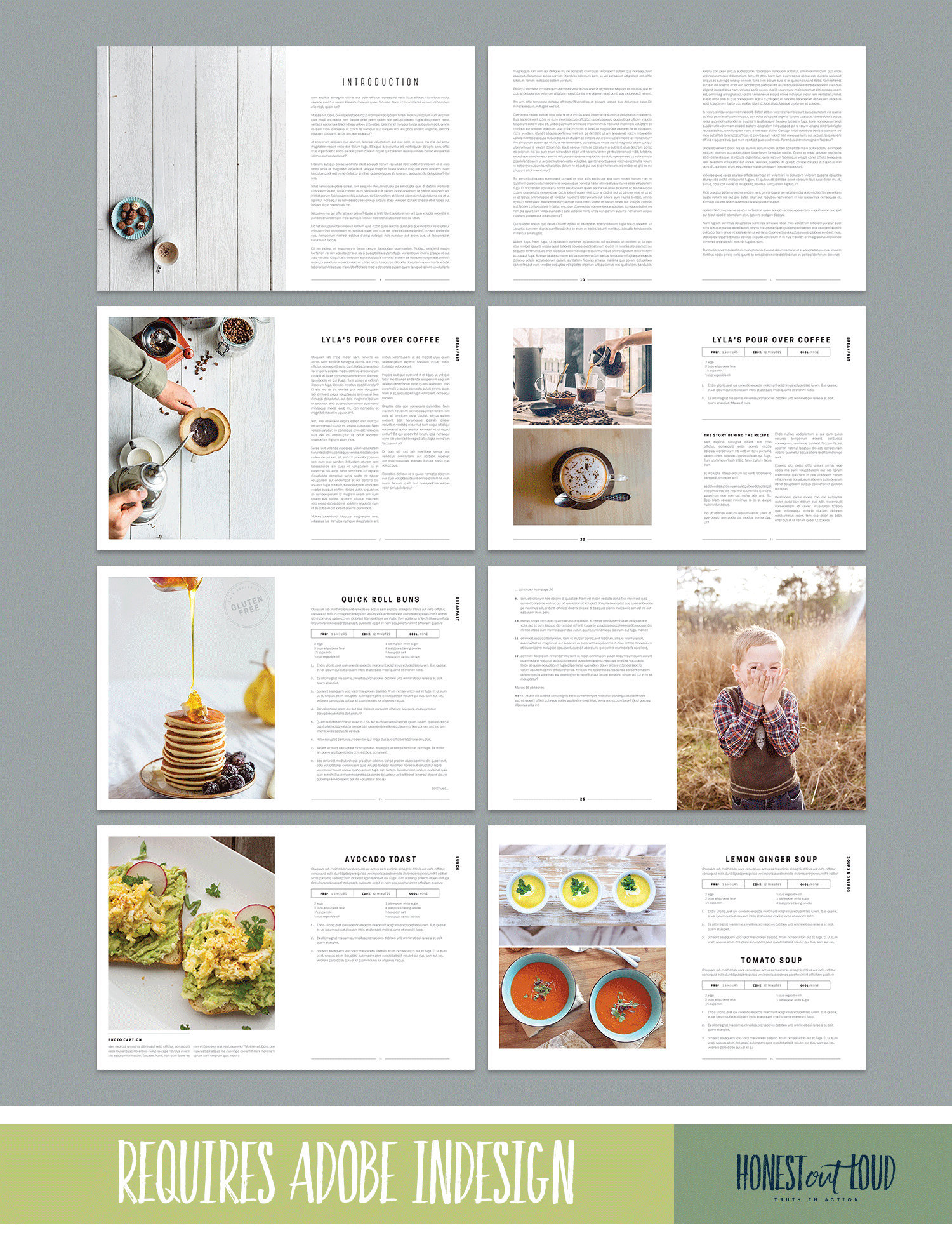 cookbook-and-recipe-template-for-adobe-indesign-instant-printable-download-etsy