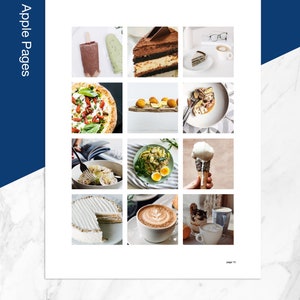 Cookbook and Recipe Template for Apple Pages Classic Clean &amp; Simple ...