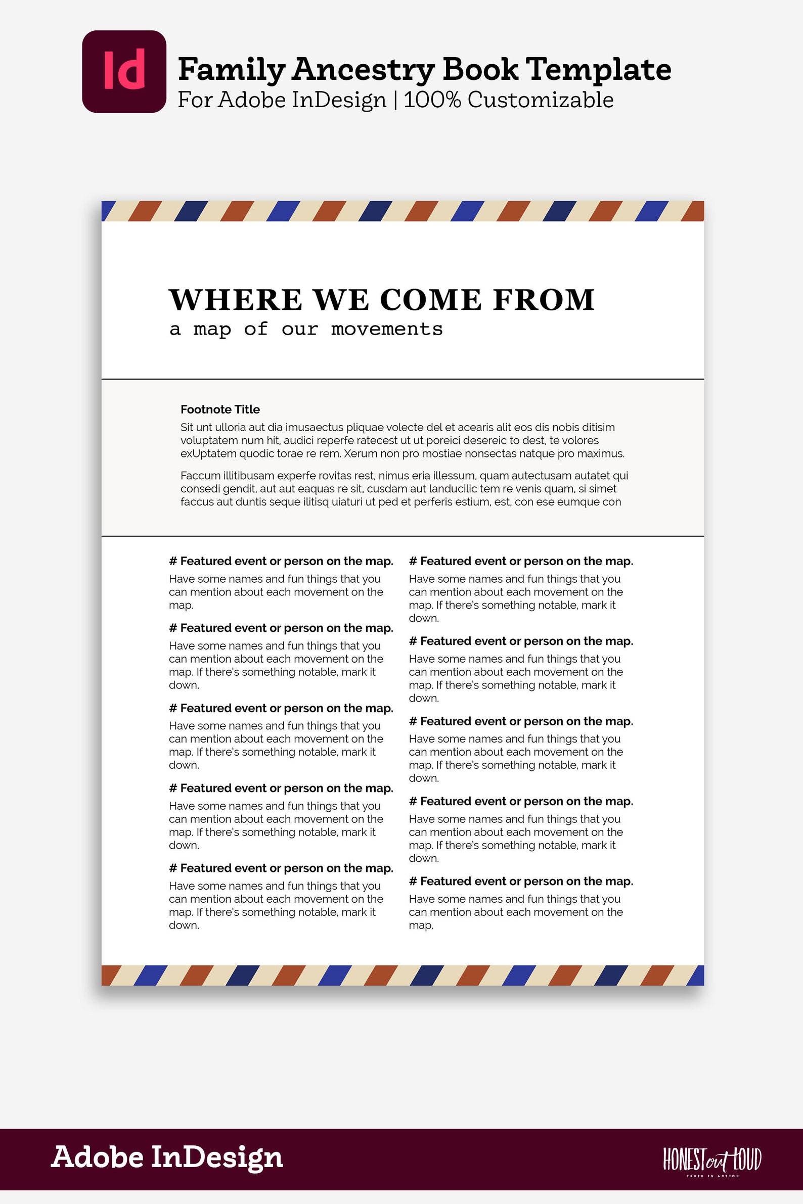 Ancestry Book Template | Family Tree Family History Genealogy Book ...