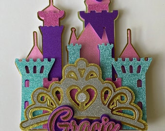 Castle 3D Birthday cake topper