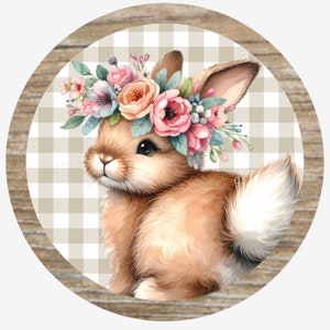 Easter bunny Wreath sign