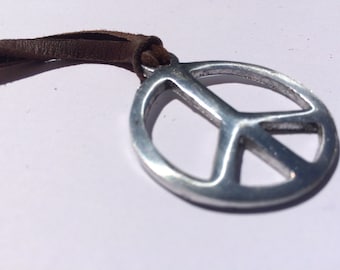 element13 - Aluminum Peace Sign - Made from Recycled Aluminum