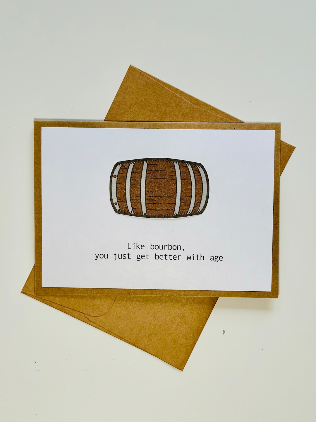 Funny Bourbon Birthday Card: Whiskey Lover Gift, Personalized Card - Etsy