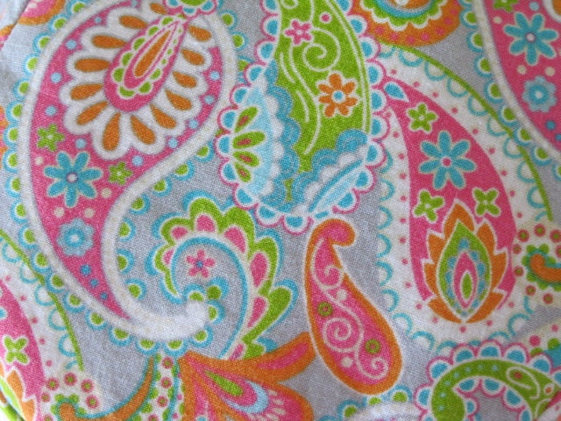Green /& Teal Print Orange with White Polka Dot Brim Child/'s Size Medium Pink Girl/'s Wide Brim Cotton Sun Hat Gray