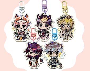 Holographic Luxiem Kemonomimi Acrylic Charm