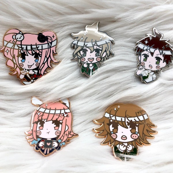 Danganronpa Hard Enamel Pins