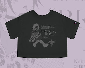 Broken Rose Crop Top