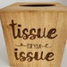 Wood Tissue Box Cover 