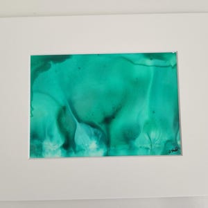 Green Abstract - 8x10