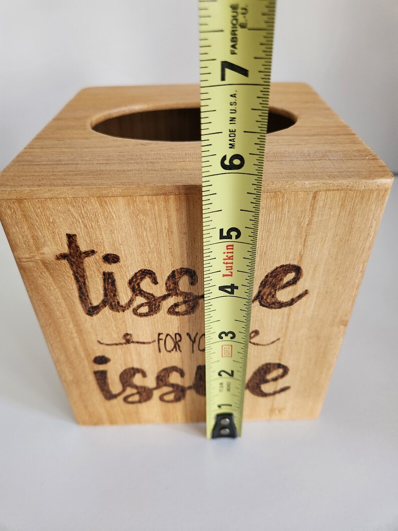 Wood Tissue Box Cover tissue for Your Issue - Etsy