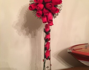 Wedding wooden roses  centerpiece