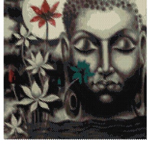 peace buddha peyote stitch pattern