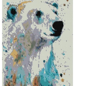 Earth Walker peyote stitch tapestry pattern