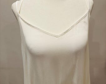 Vestido lencero blanco de Free People, vestido de verano, vestido asimétrico para cubrirse.