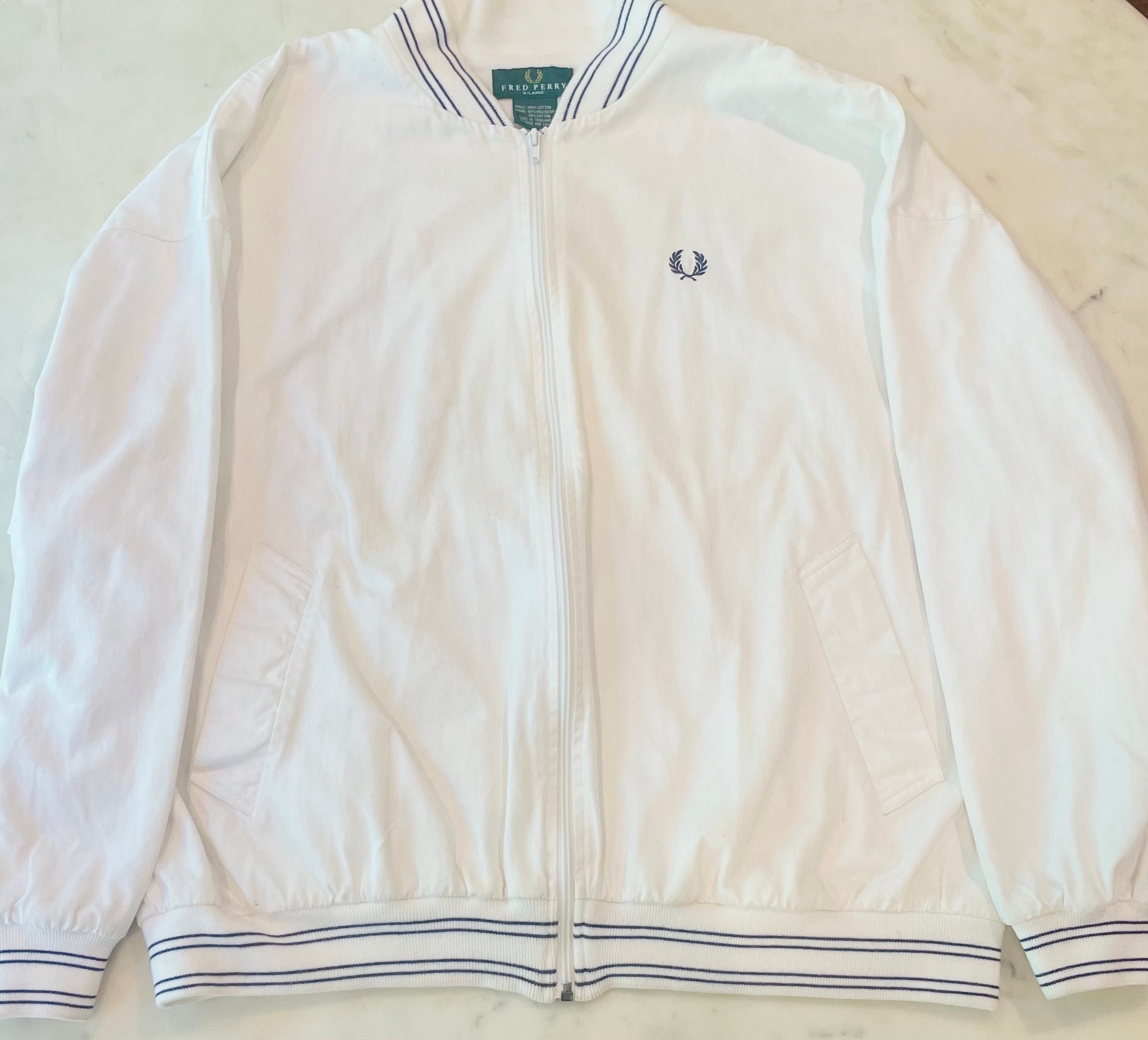 Vintage 90's Fred Perry Tennis Bomber Jacket, Vintage Fred Vintage 90's Fred Perry Tennis Bomber Jacket, Vintage Fred