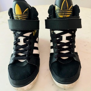Adidas originals superstar concealed wedge black high top sales