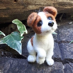 Tinny dog, Felted dog miniature, Toy for dollhouse, Needle felted puppy, Needle felted dog, Tiny collection, Felted puppy, Wool felted doggy