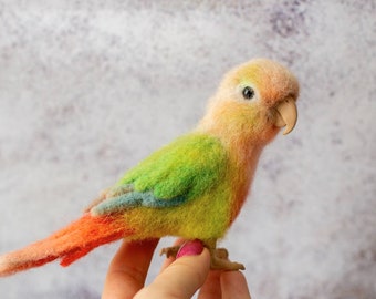 Wool Parrot With Photos Etsy