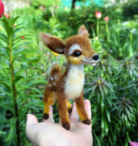 バンビぬいぐるみ3体セット 子鹿小鹿 フランスアンティーク ドイツ