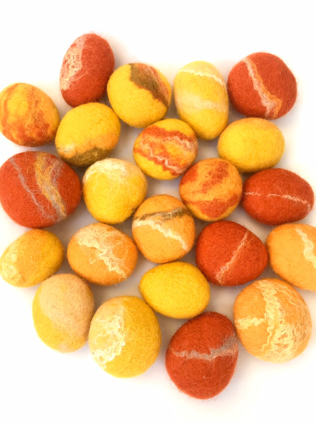 Felted Pebbles Wool Stones Felted Stones Wool Felted Stone Felt Stones