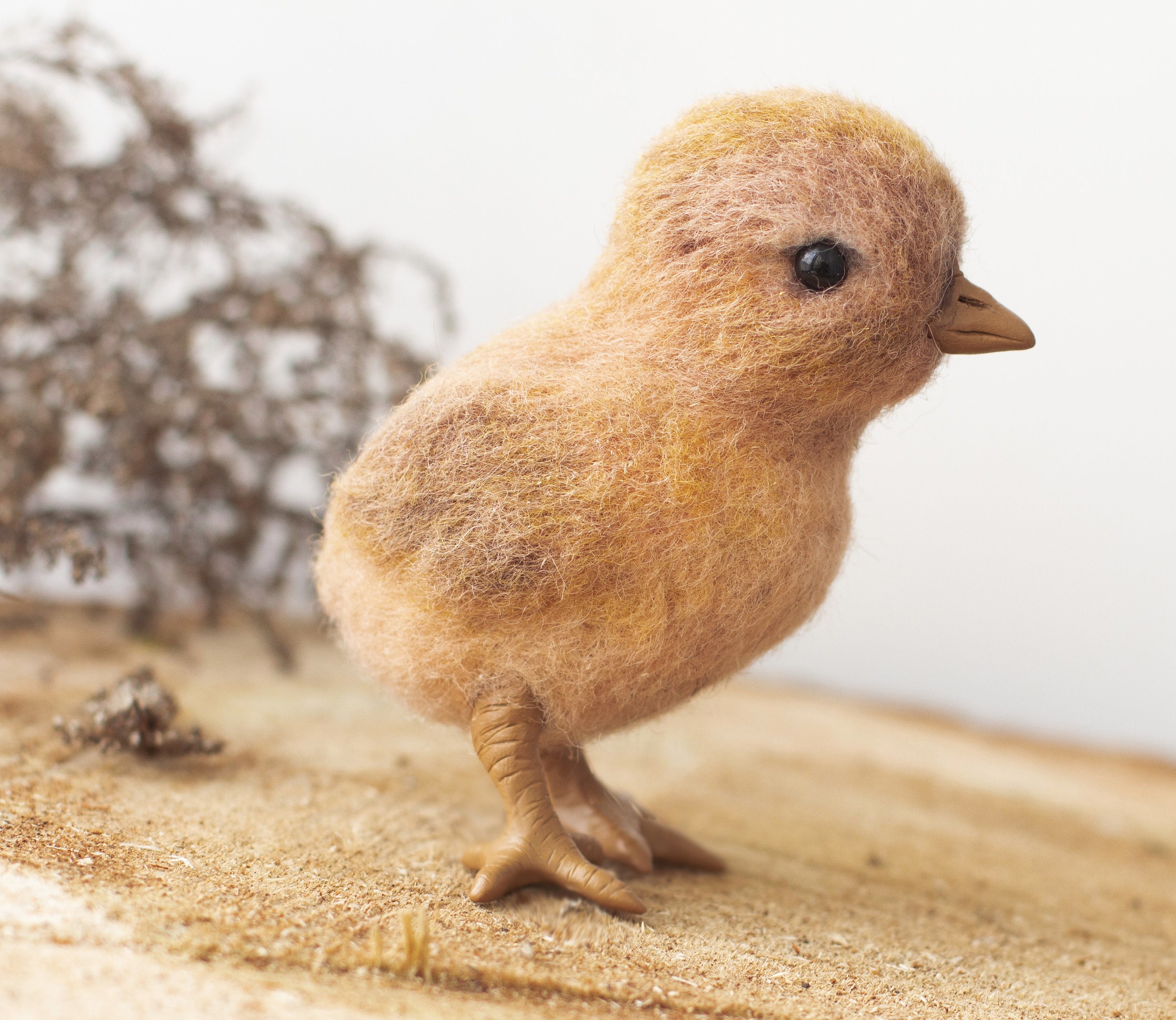 Felted chicken Needle felt bird Easter gift Wool felt chicks Etsy