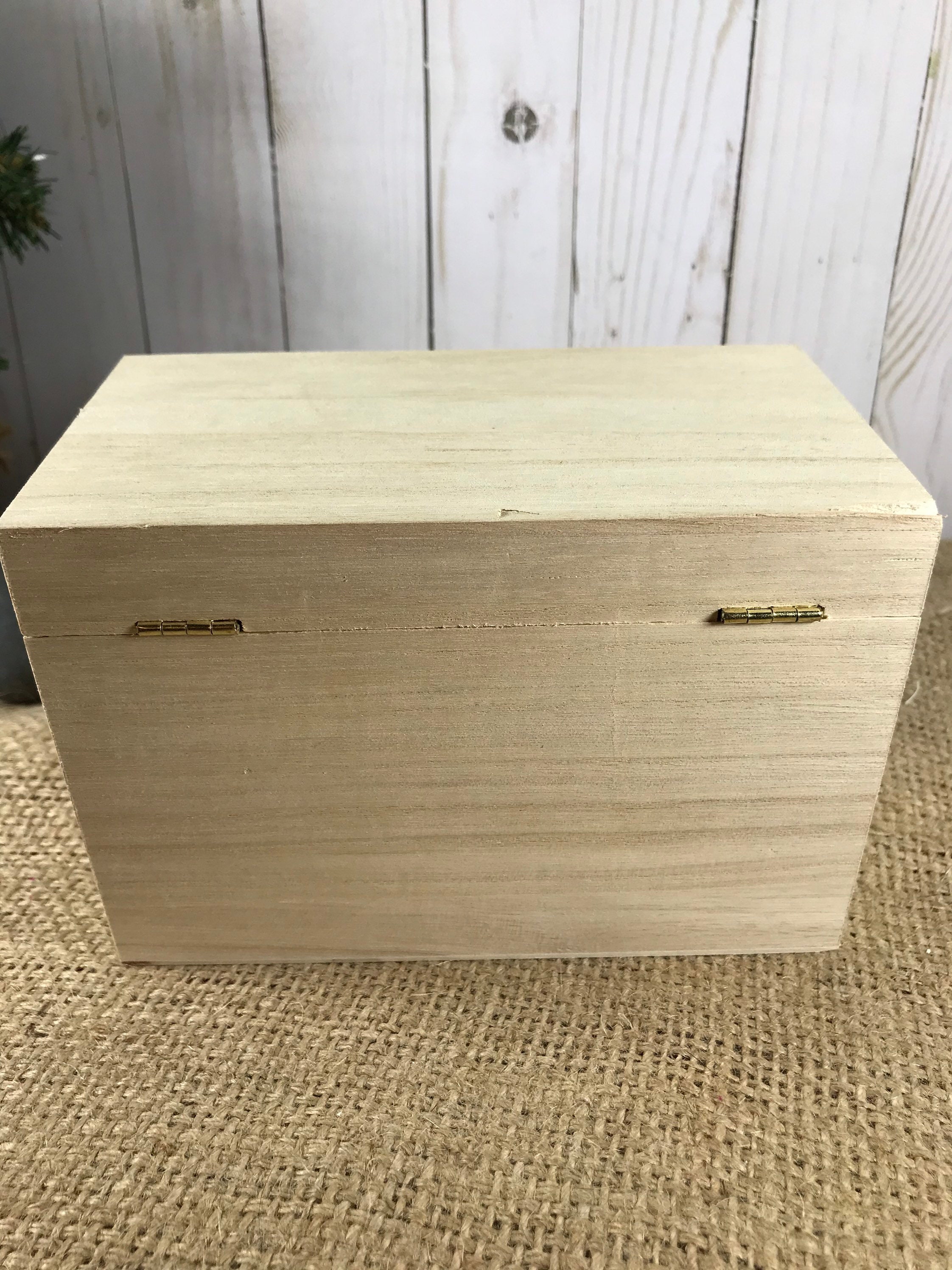 Unfinished Wood Recipe Box Find Vegetarian Recipes