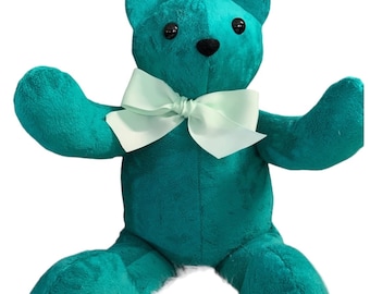 Memory BEAR - handmade Keepsake animal - Made from love one's clothing - grief and mourning
